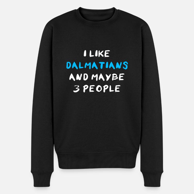 Dalmatien Dalmatiner - Pull Premium bio Homme - noir