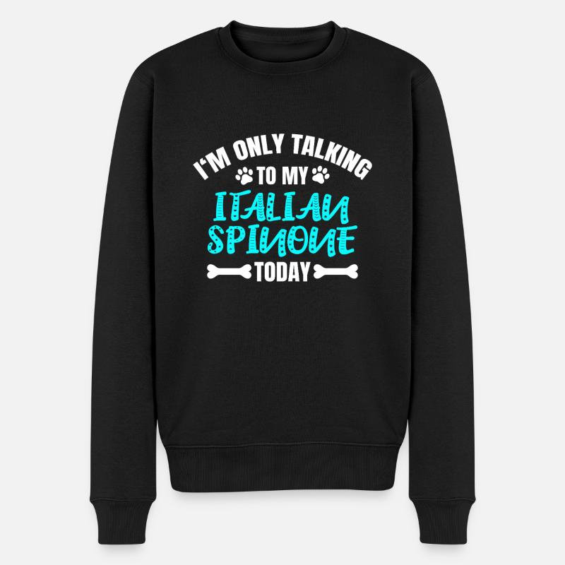 Spinone italien - Pull Premium bio Homme - noir