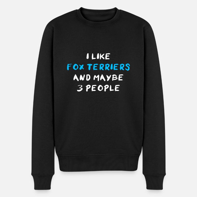 Fox Terrier Foxterrier - Pull Premium bio Homme - noir