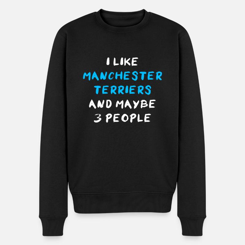Manchester Terrier - Pull Premium bio Homme - noir