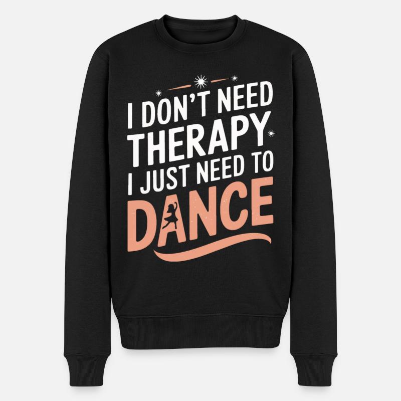 Dancing Dancers Dancing - Men's Premium Organic Jumper - black