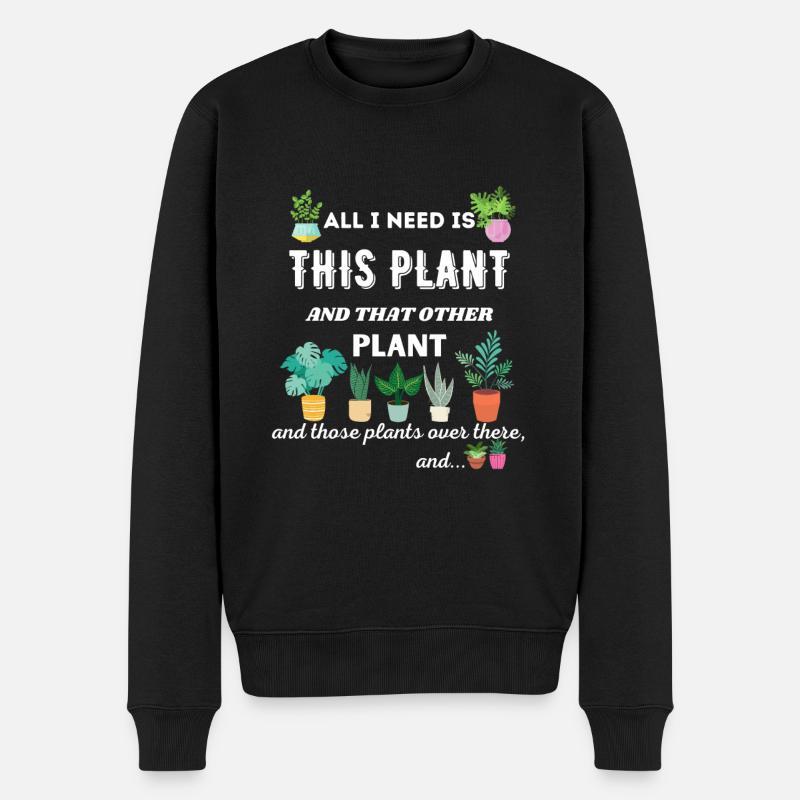 Geschenkidee Hobbygärtner Gärtner Schrebergarten - Männer Premium Bio Pullover - Schwarz
