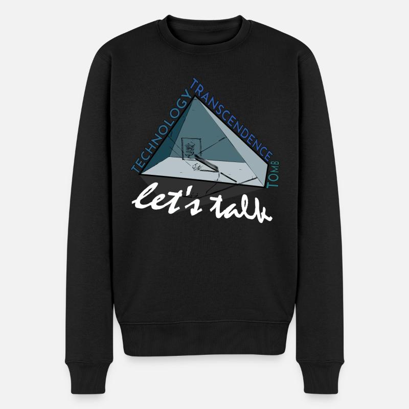 Pyramide: Tomb, Technology, Transcendence - Männer Premium Bio Pullover - Schwarz