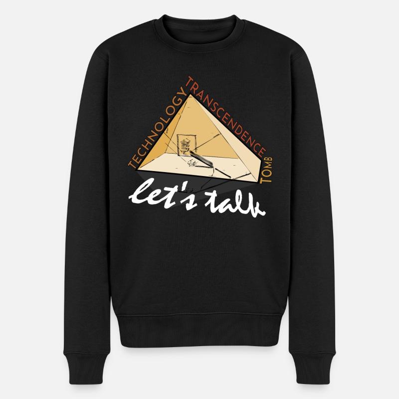 Pyramide: Tomb, Technology, Transcendence? - Männer Premium Bio Pullover - Schwarz