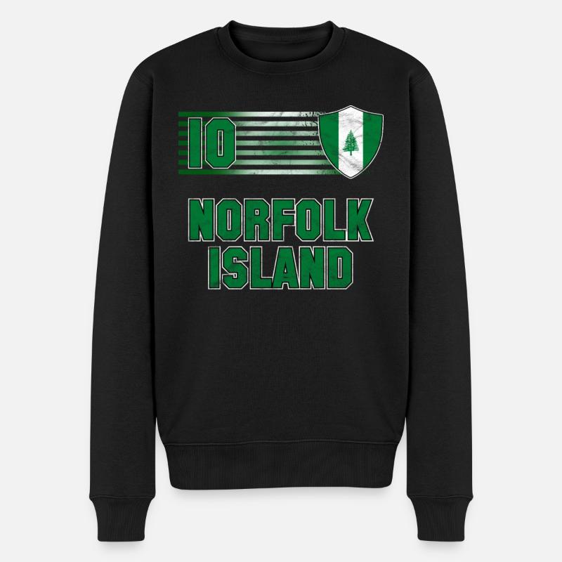 Île Norfolk - Pull Premium bio Homme - noir
