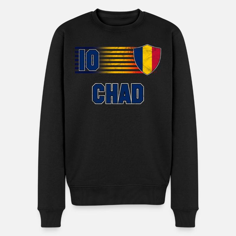Tchad - Pull Premium bio Homme - noir