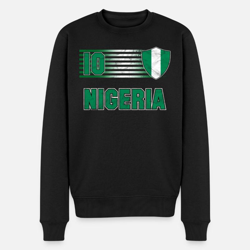 Nigéria - Pull Premium bio Homme - noir