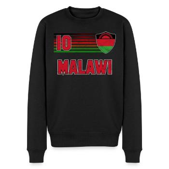 Malawi - Men's Premium Organic Jumper - black - Front - Nico (187cm)
