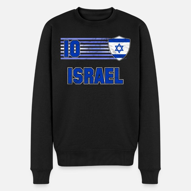 Israël - Pull Premium bio Homme - noir