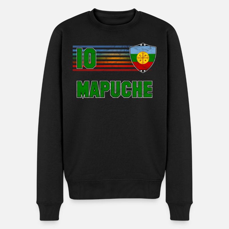 Mapuche - Pull Premium bio Homme - noir