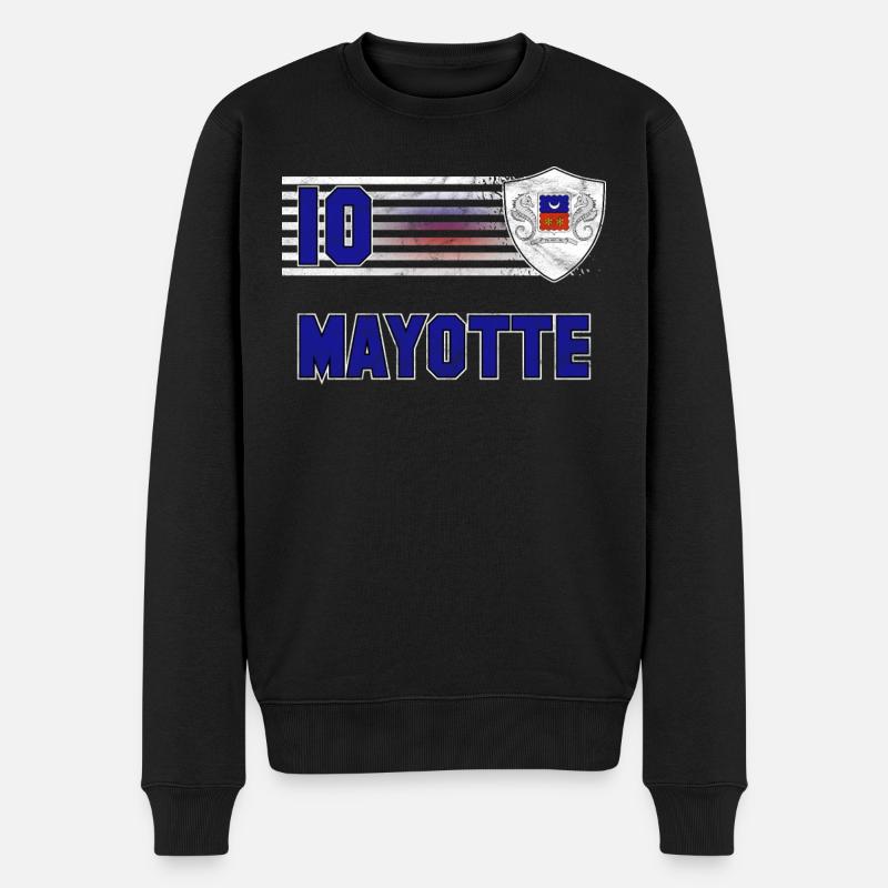Mayotte - Pull Premium bio Homme - noir