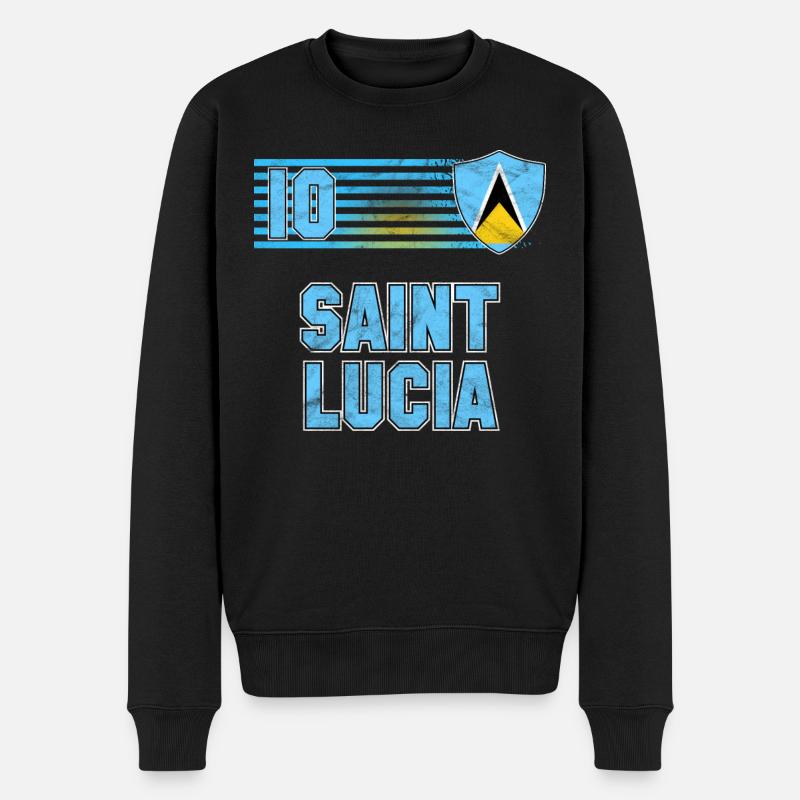 Sainte-Lucie - Pull Premium bio Homme - noir