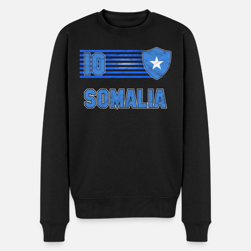 Somalie - Pull Premium bio Homme - noir