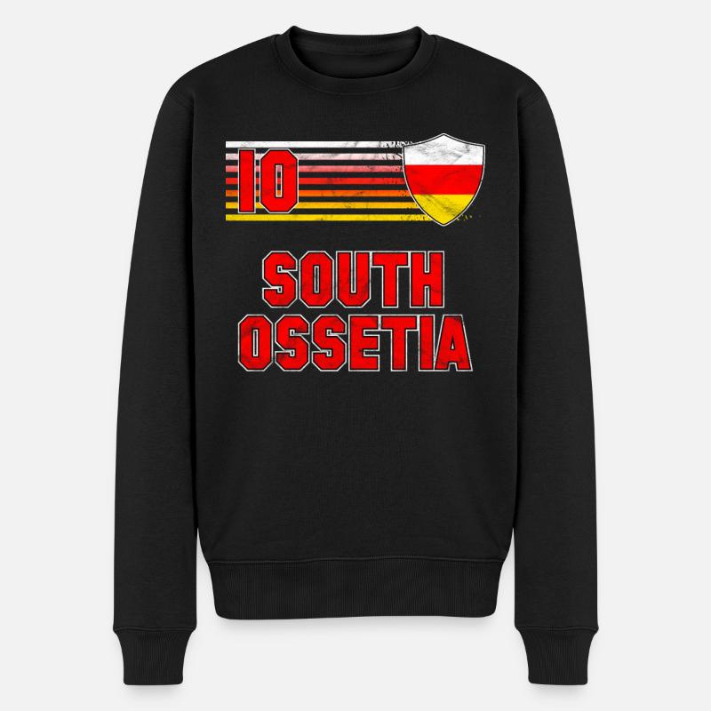 Ossétie du Sud - Pull Premium bio Homme - noir