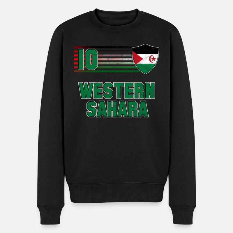 Sahara occidental - Pull Premium bio Homme - noir