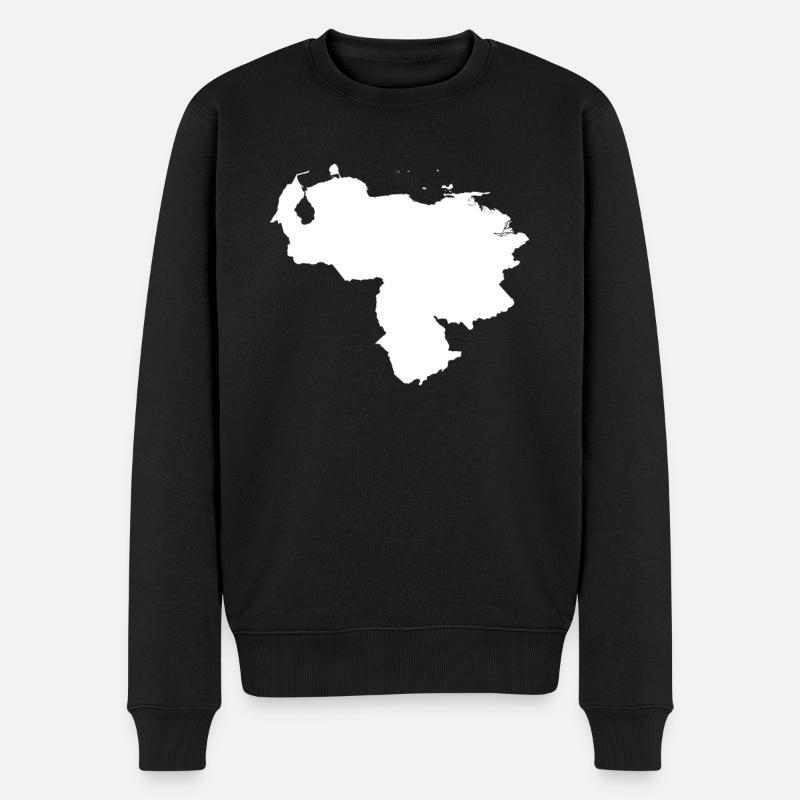 Venezuela originelle Geschenkidee - Männer Premium Bio Pullover - Schwarz