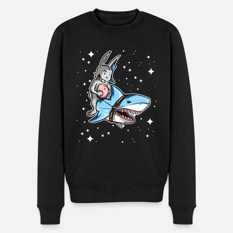 Sur le mobile Shark! - Pull Premium bio Homme - noir