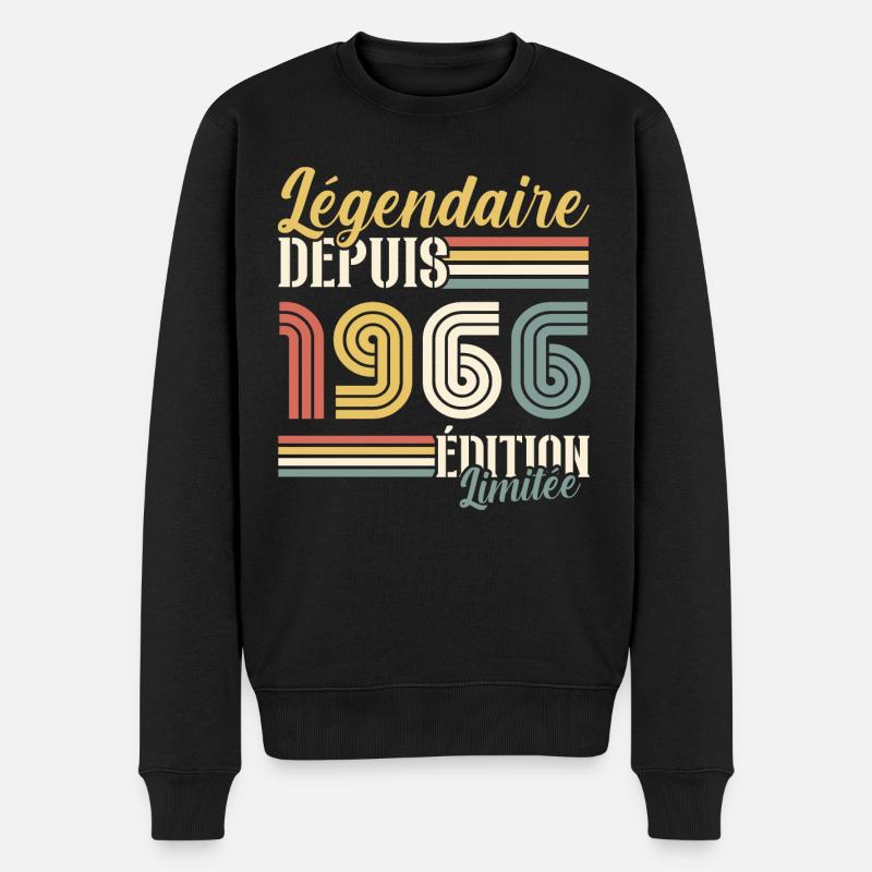 Légendaire Depuis 1966 - Pull Premium bio Homme - noir