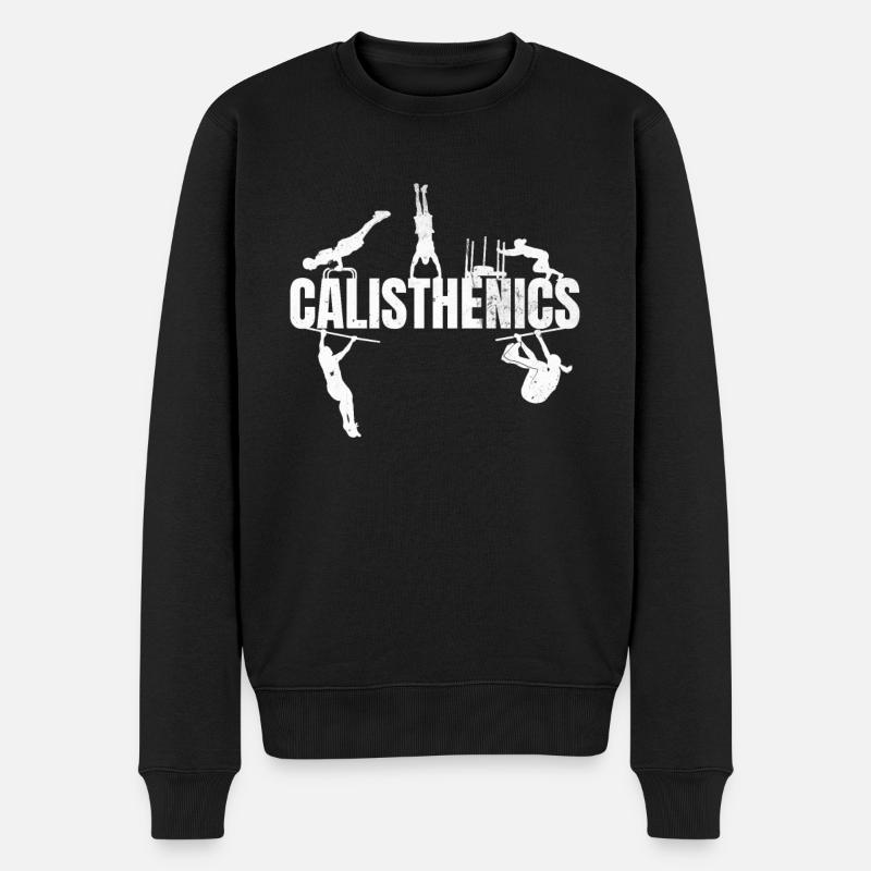 Gymnastique Culturisme - Pull Premium bio Homme - noir