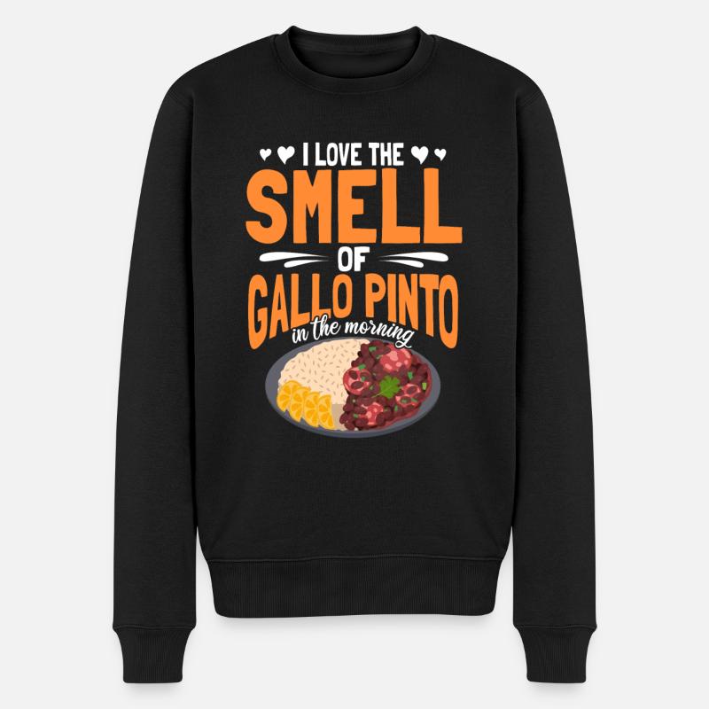 Odeur d’amour du Gallo Pinto Chef Chef Chef - Pull Premium bio Homme - noir