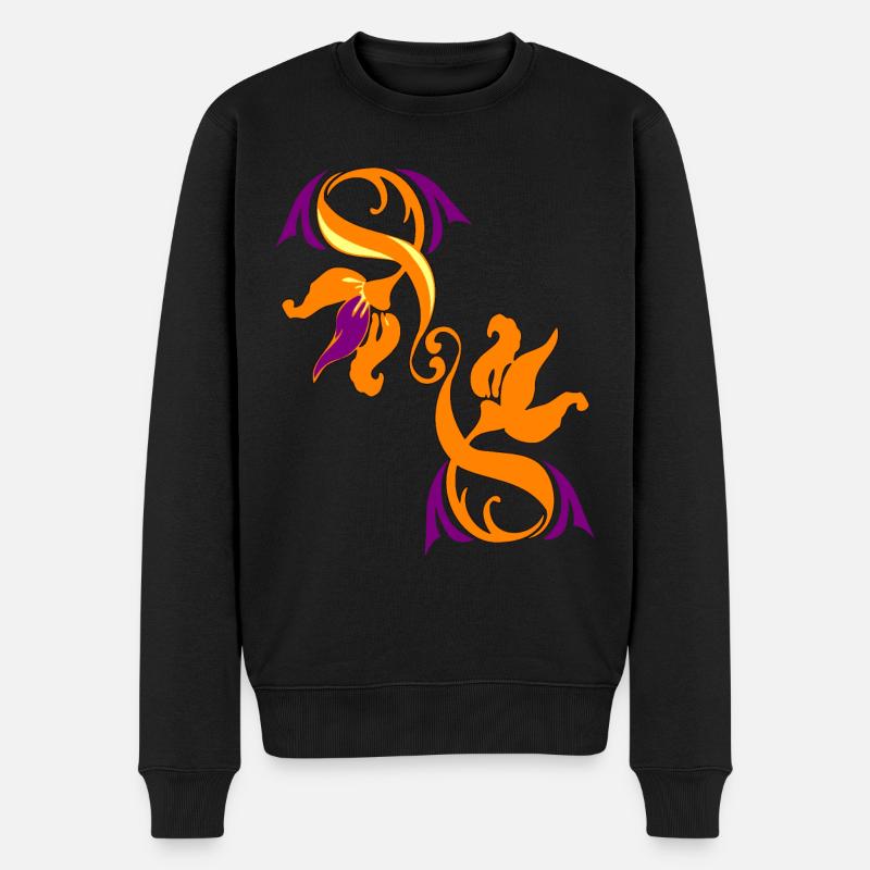 Motif cool - Pull Premium bio Homme - noir