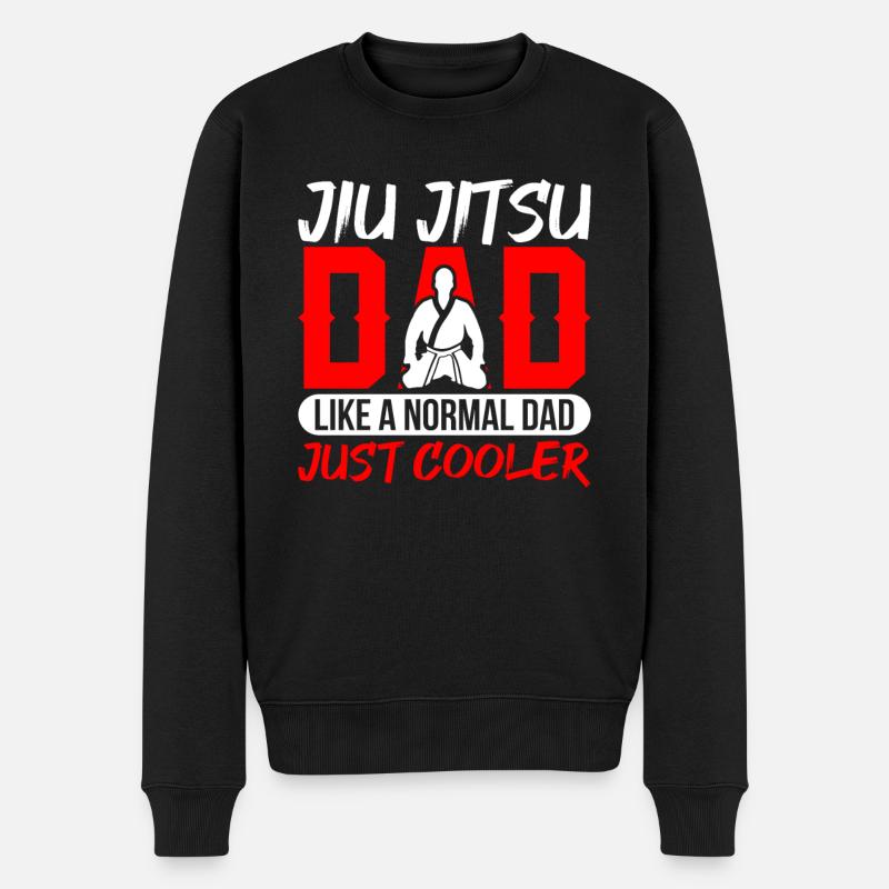 Arts martiaux Jiu Jitsu - Pull Premium bio Homme - noir