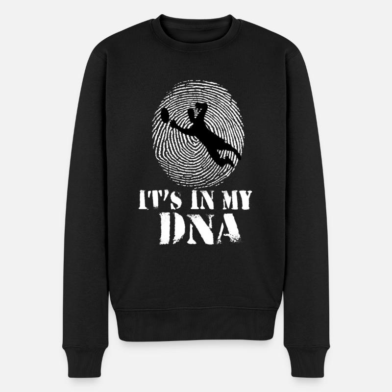 Le football des gardiens c'est dans mon ADN - Pull Premium bio Homme - noir