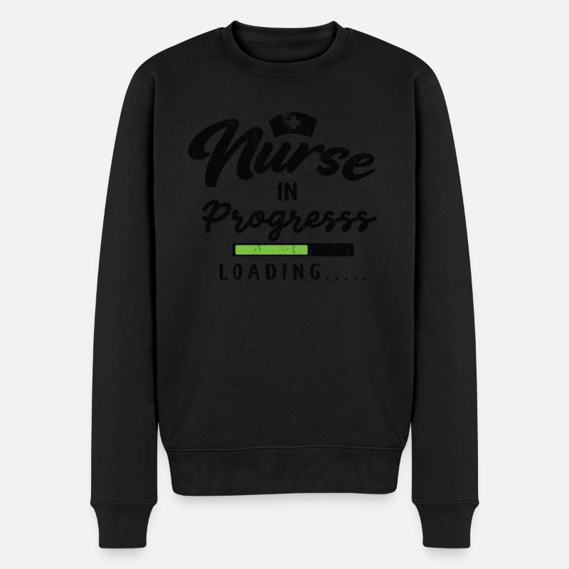 Infirmière en cours Infirmière - Pull Premium bio Homme - noir