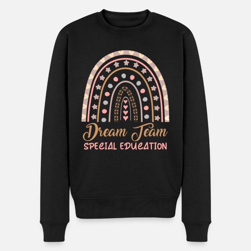Dream Team Special Education Design Für Sped - Männer Premium Bio Pullover - Schwarz
