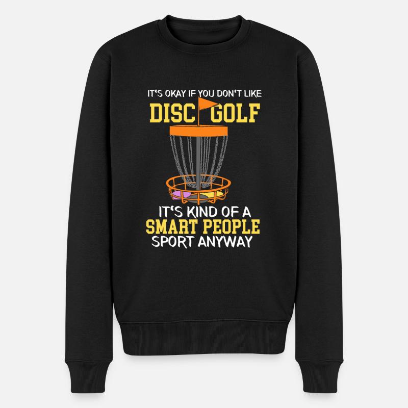 Disc Golfeur Frisbee Disc Golf - Pull Premium bio Homme - noir