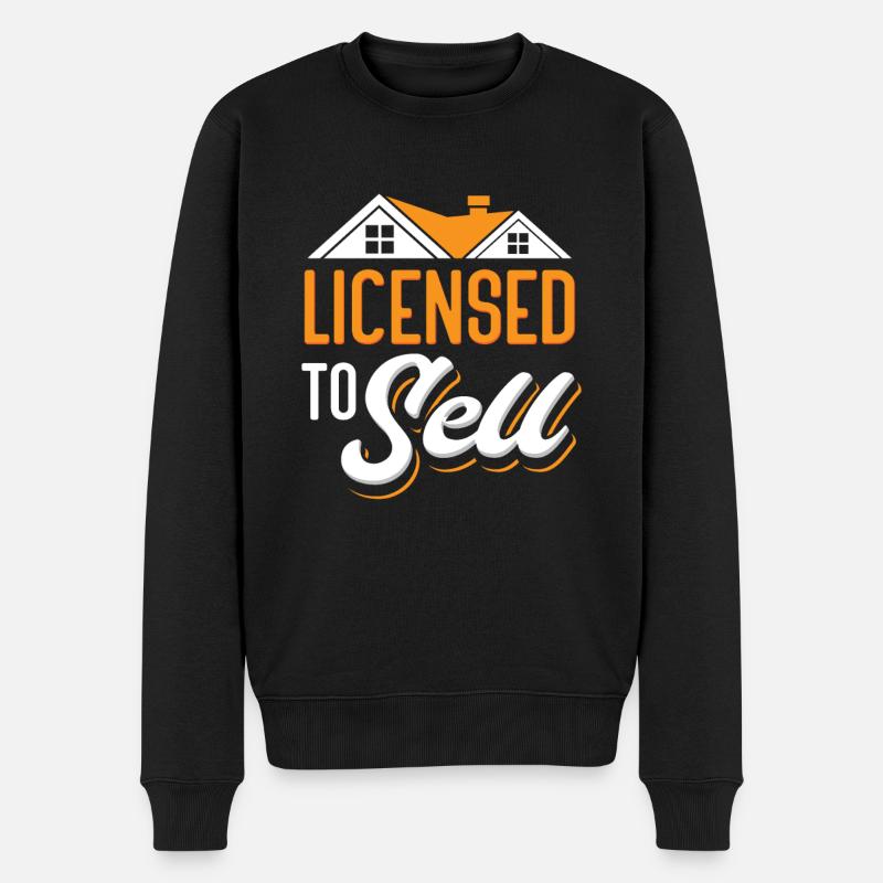 Agent immobilier - Pull Premium bio Homme - noir