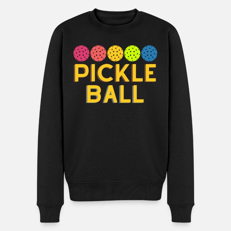 Pickleball-design Für Pickleball-spieler Oder - Männer Premium Bio Pullover - Schwarz
