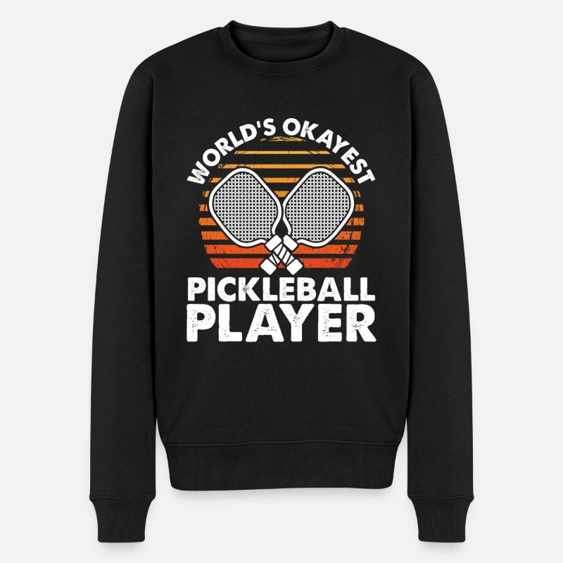 Pickleball Joueur Pickleball - Pull Premium bio Homme - noir