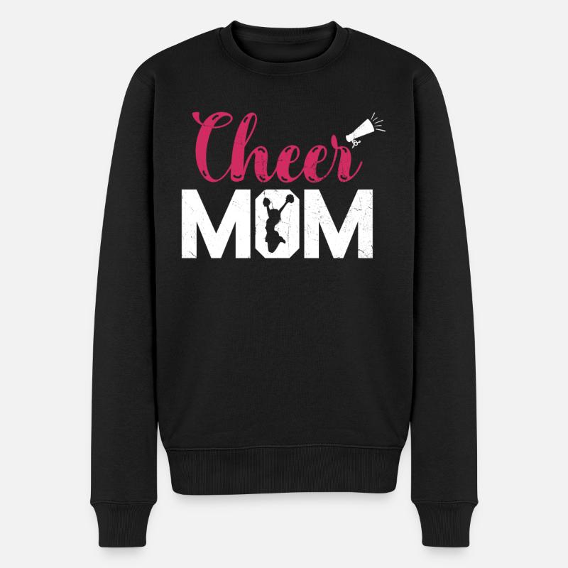 Cheer Mom Design Für Cheerleader Cheer - Männer Premium Bio Pullover - Schwarz