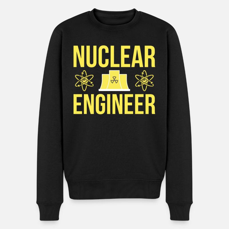 Nuklearingenieur - Männer Premium Bio Pullover - Schwarz