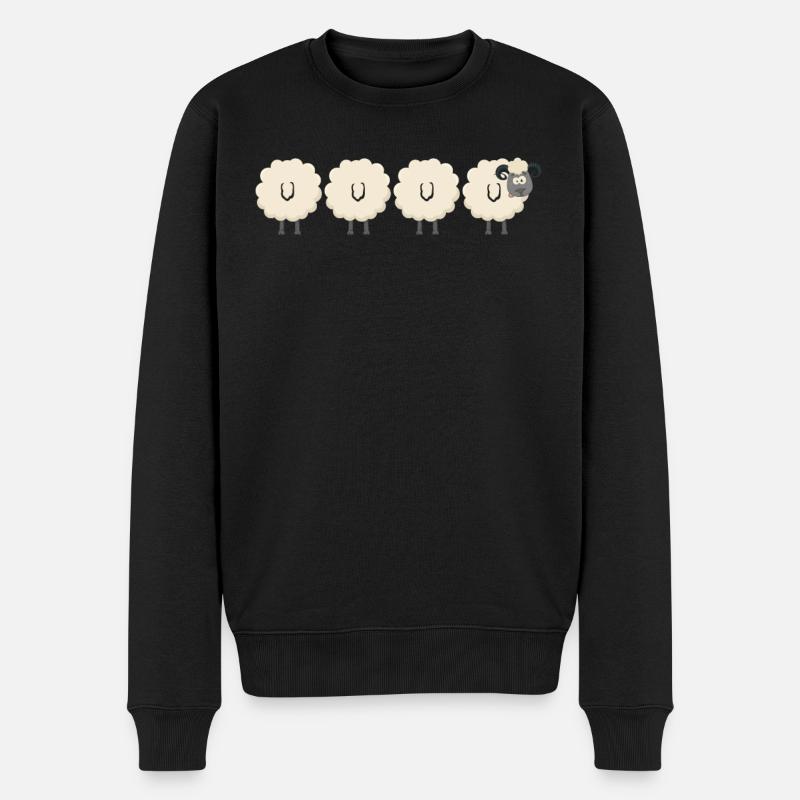 Mouton - Pull Premium bio Homme - noir