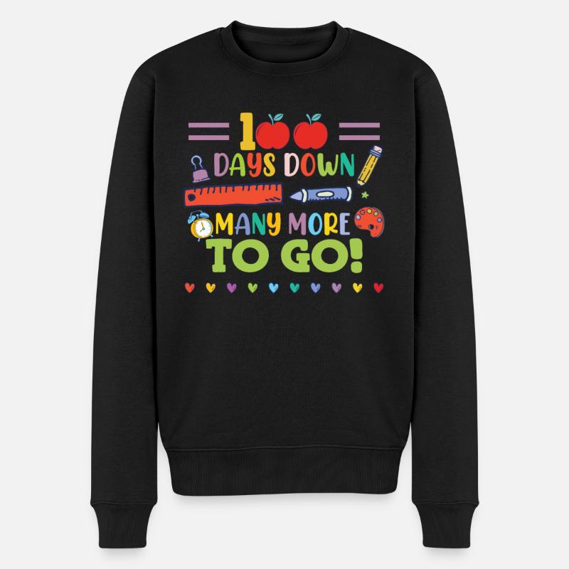 Plus que 100 jours - Pull Premium bio Homme - noir