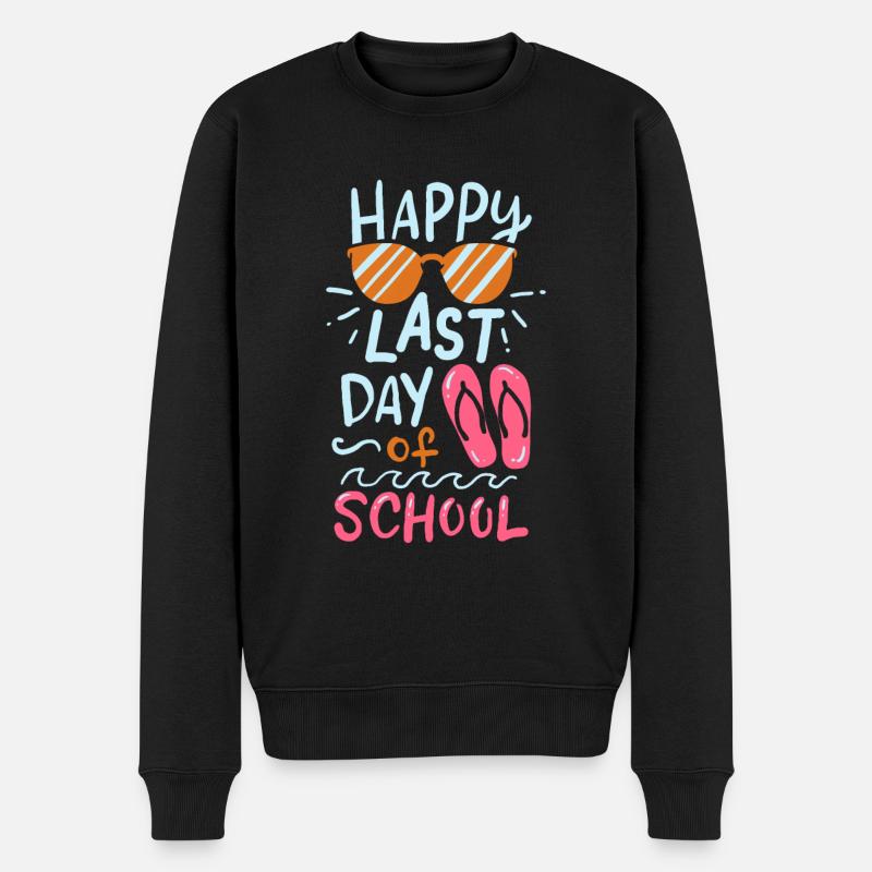 Dernier jour d’école d’été - Pull Premium bio Homme - noir