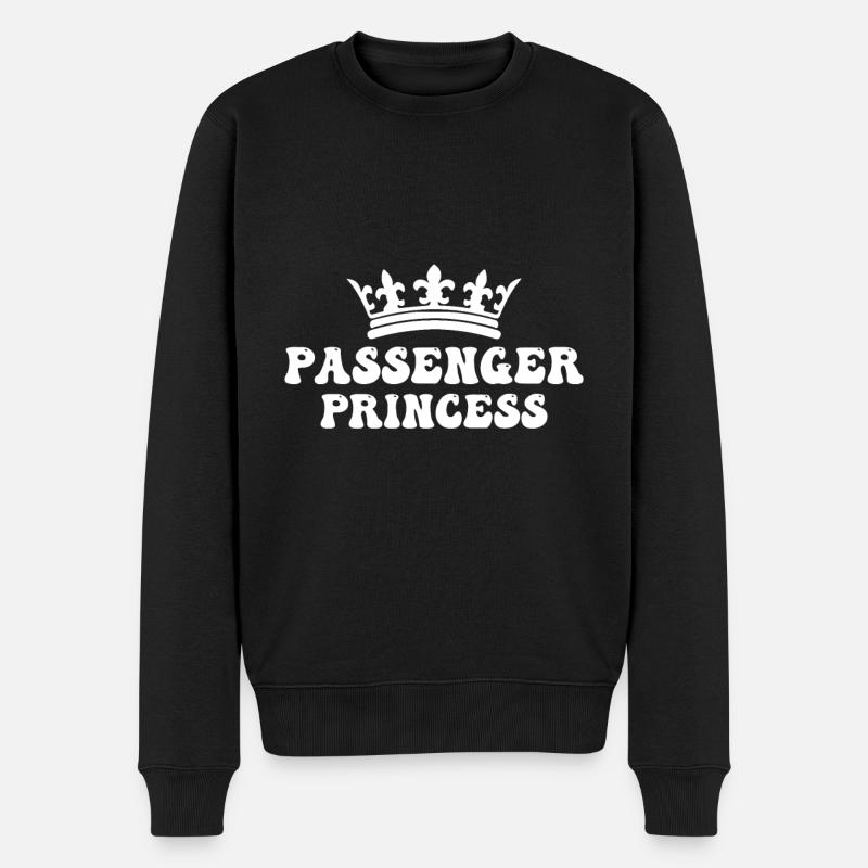 Passager Princess - Pull Premium bio Homme - noir