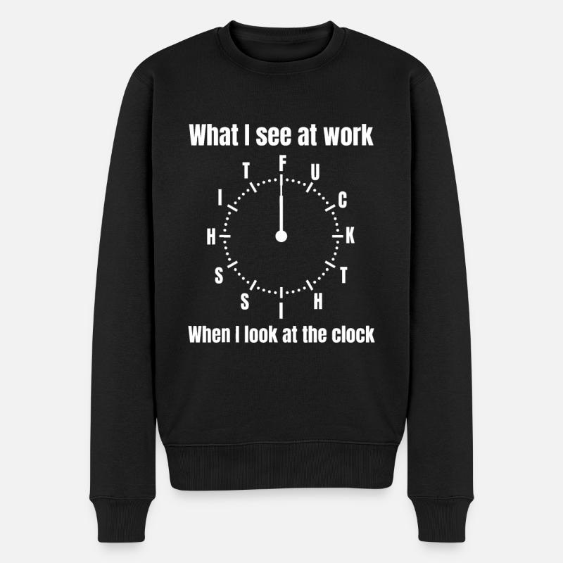 Je déteste mon travail - Pull Premium bio Homme - noir
