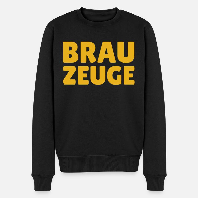 Buveur de bière Brewman - Pull Premium bio Homme - noir