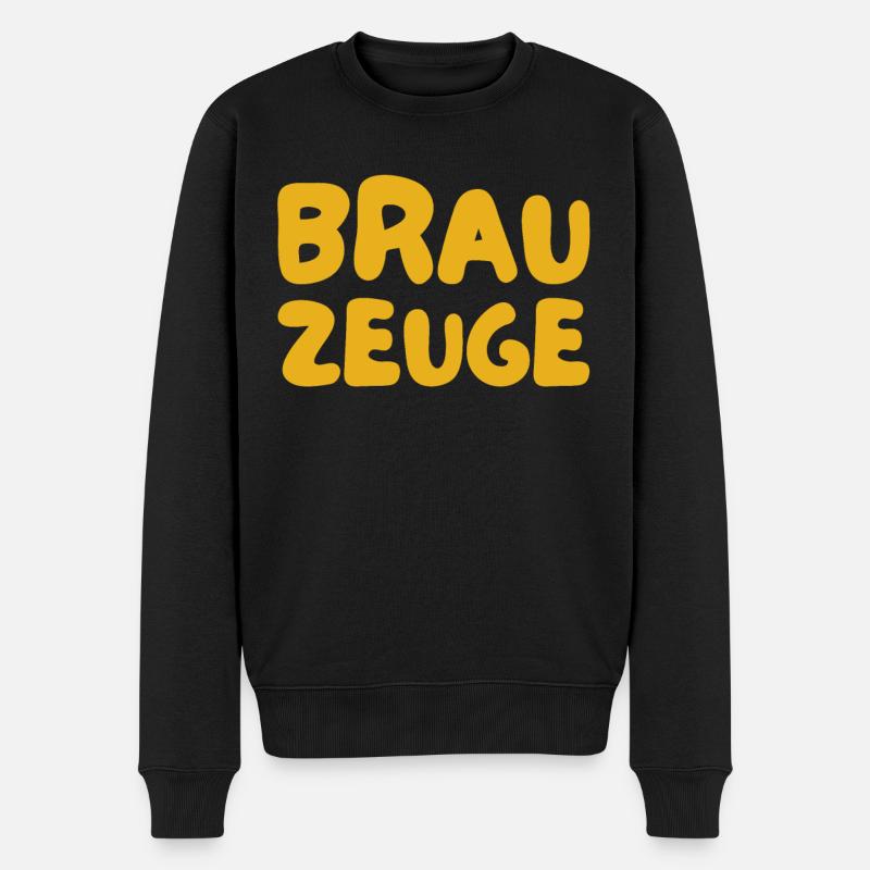 Buveur de bière Brewman - Pull Premium bio Homme - noir