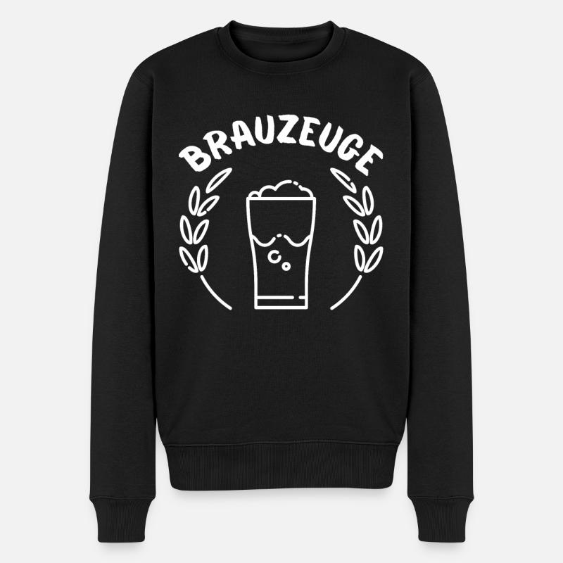 Brewware-biertrinker - Männer Premium Bio Pullover - Schwarz