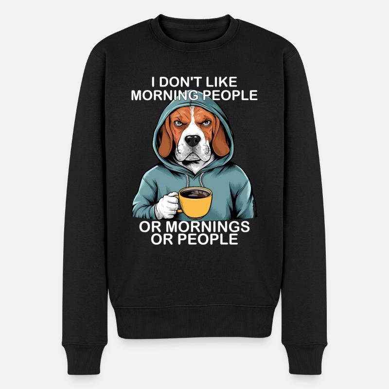 Drôle de beagle - Pull Premium bio Homme - noir