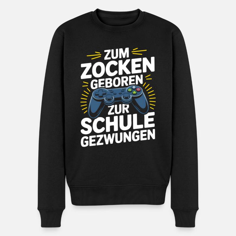 Gamer Gaming Zocken Zocker - Pull Premium bio Homme - noir