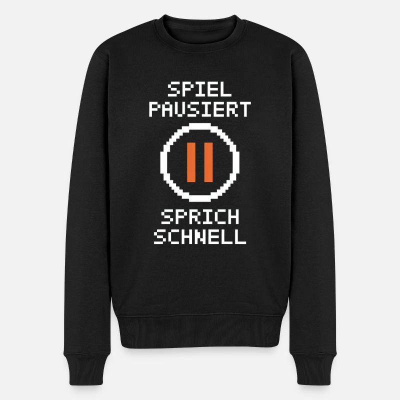 Gamer Gaming Zocken Zocker - Pull Premium bio Homme - noir