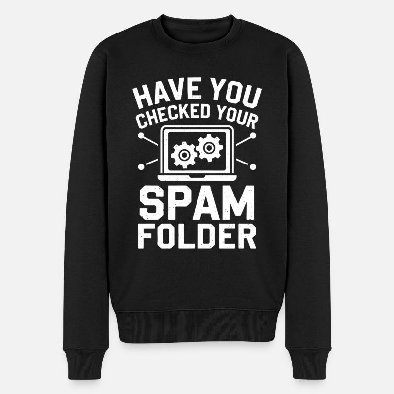 Administrator Support Nerd Computer Tech - Men's Premium Organic Jumper - black