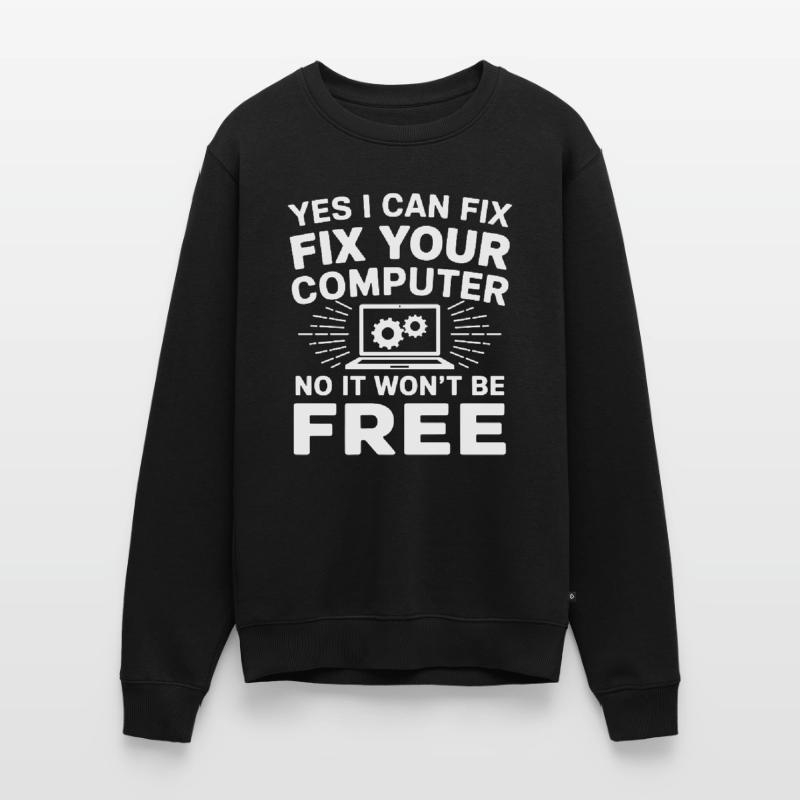 Support Administrateur Nerd Computer Tech Pull Premium bio Homme