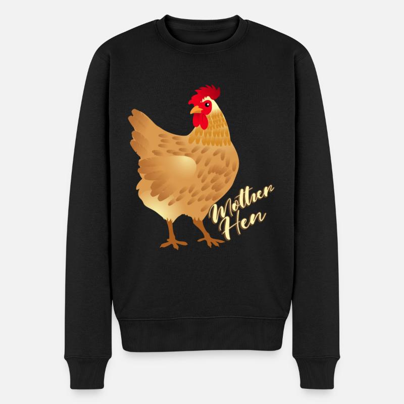 Mère Poule - Pull Premium bio Homme - noir