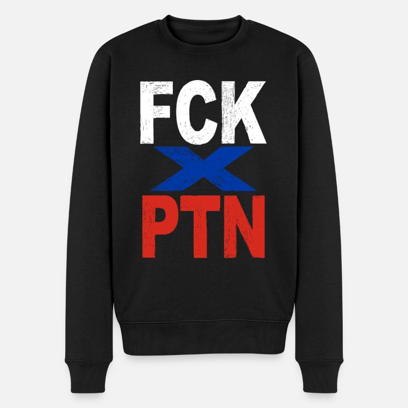 FCK PTN - Pull Premium bio Homme - noir